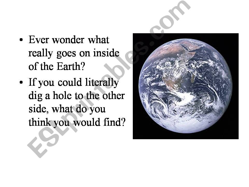 Forces inside the Earth powerpoint