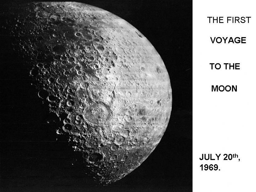 THE FIRST VOYAGE TO THE MOON powerpoint