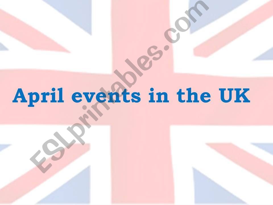 April in the UK powerpoint