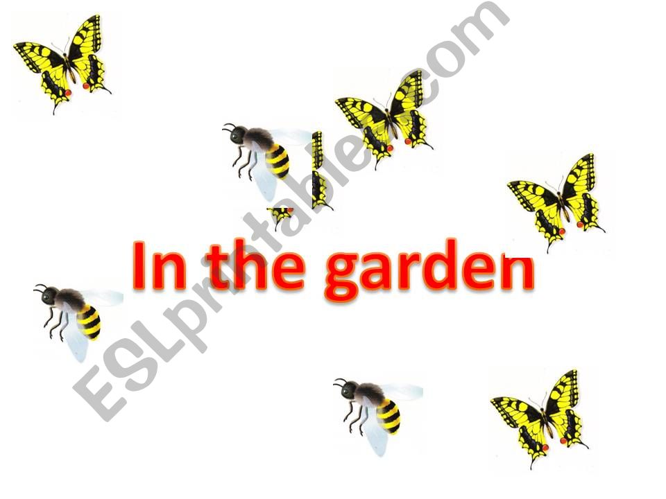 in the garden powerpoint