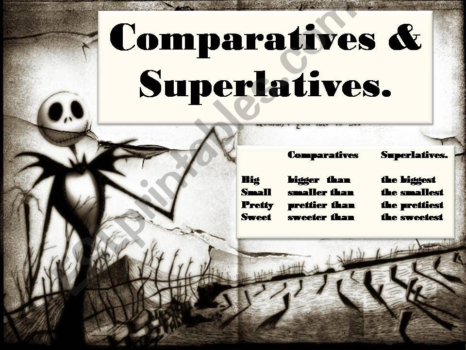 Comparatives and Superlatives powerpoint