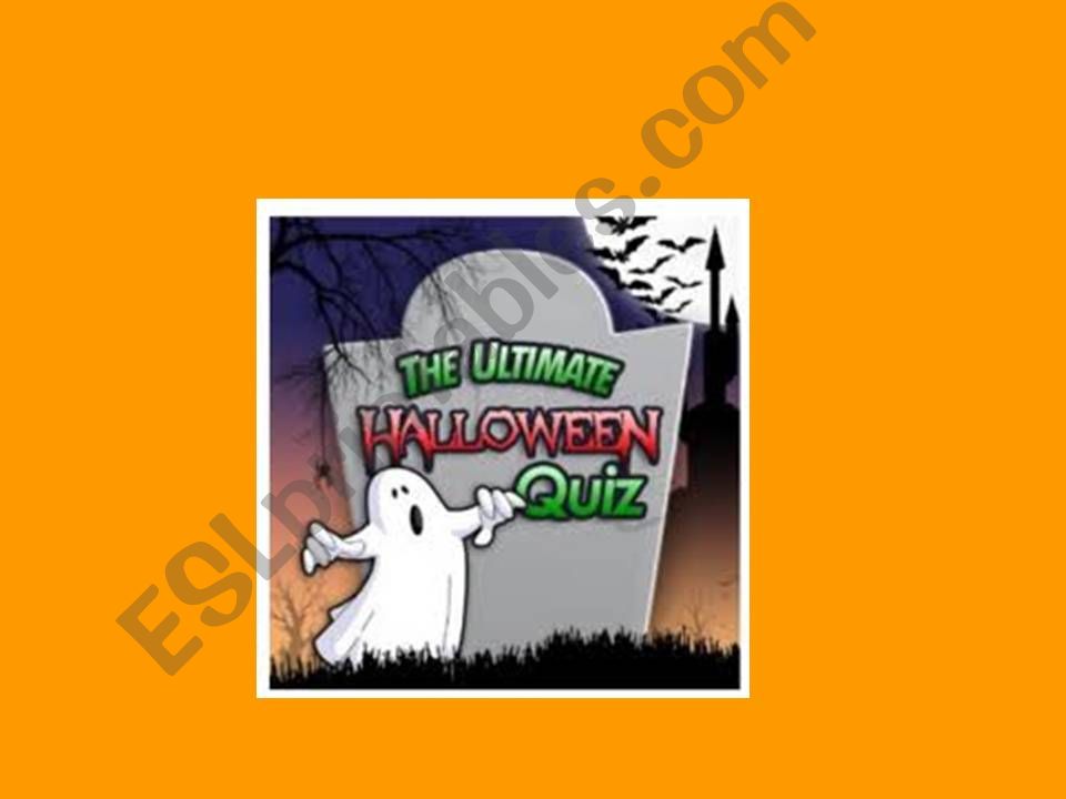 Halloween quiz powerpoint