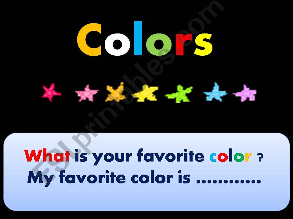 colours powerpoint