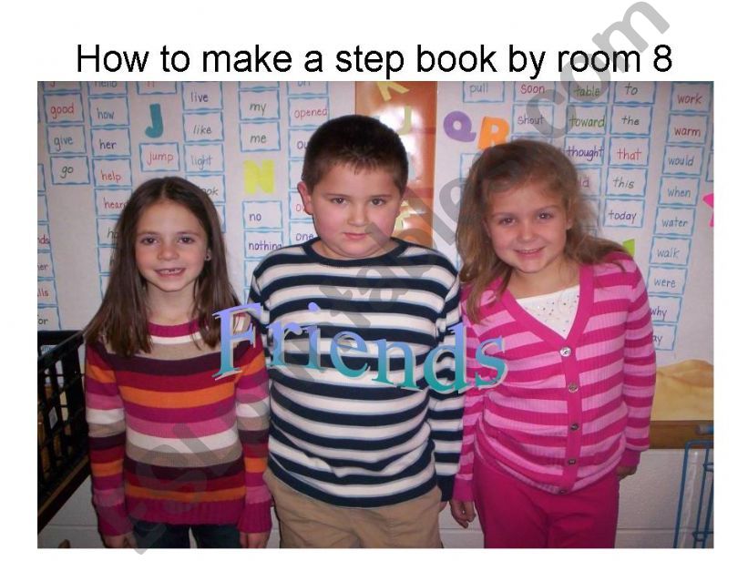 How to make a step book with your students EASY! FUN! part 1