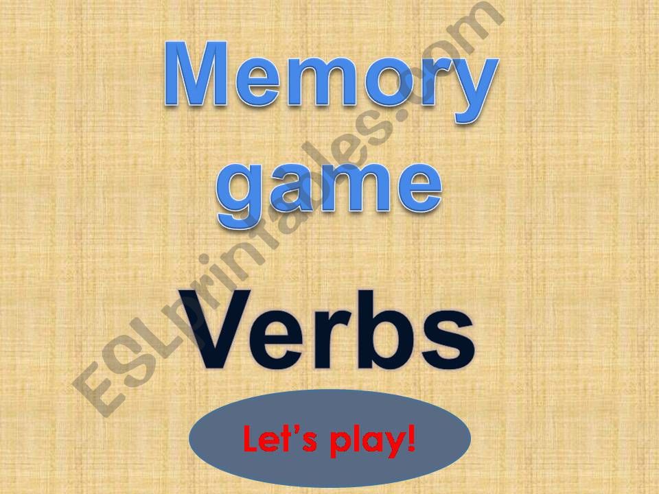 Memory Games Vers powerpoint