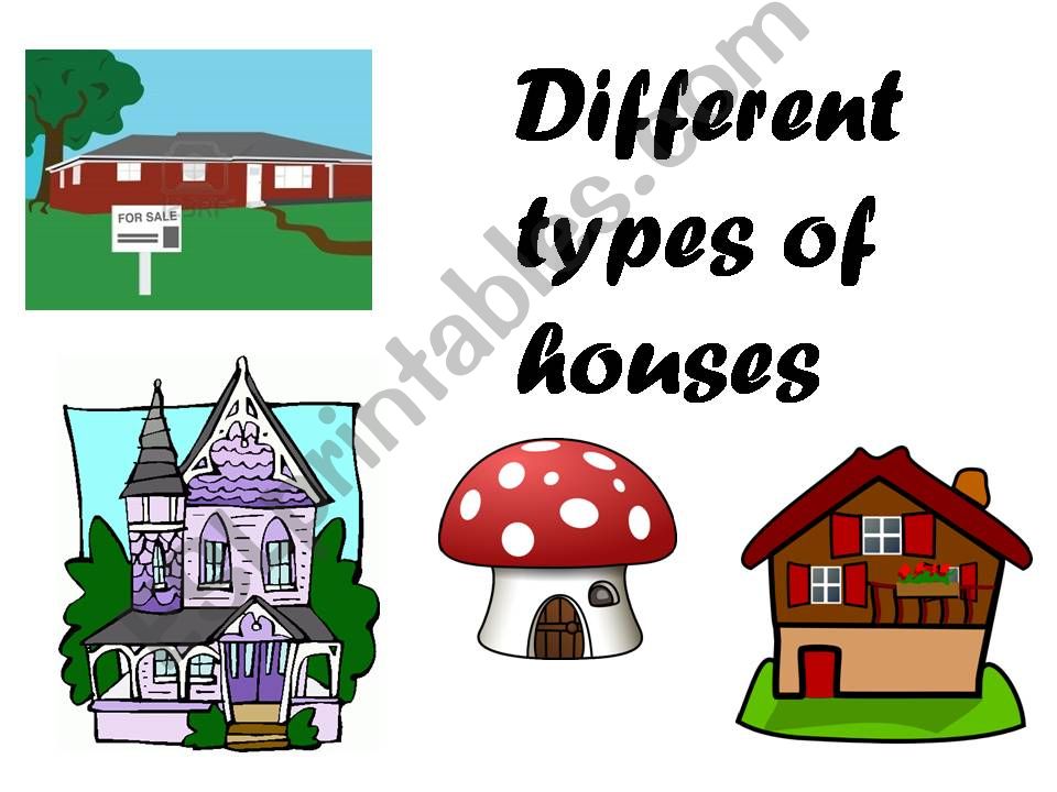 TYPES OF HOUSES powerpoint