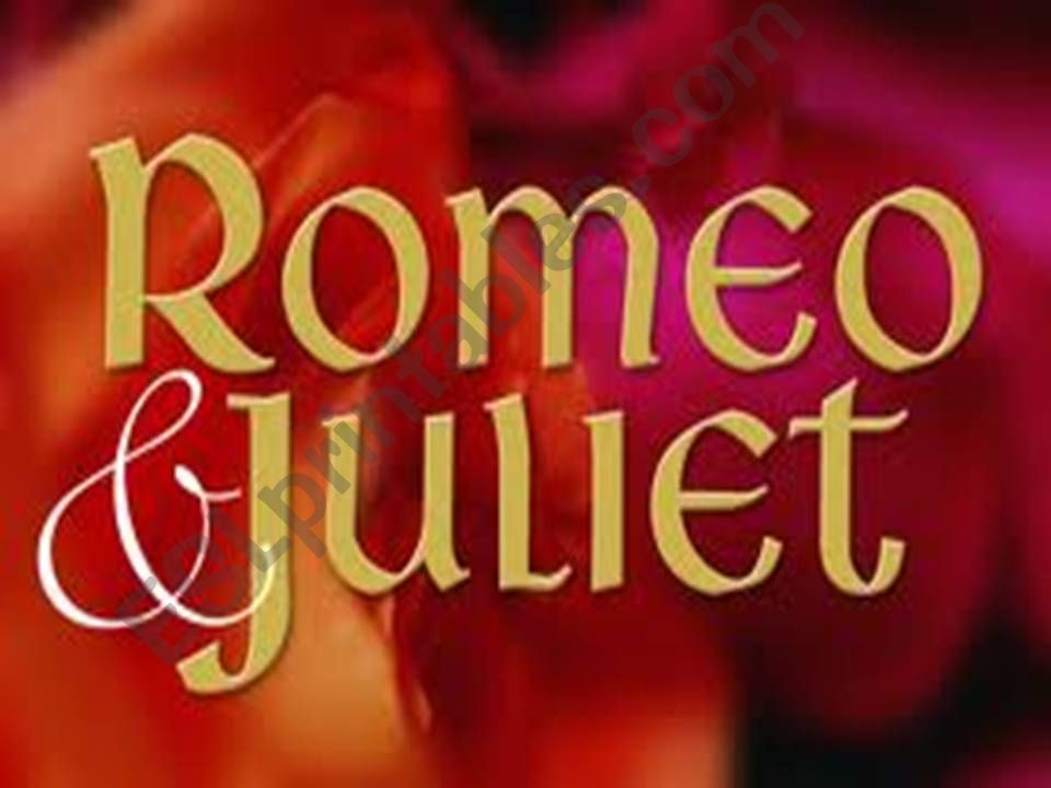 Romeoand Juliet the play powerpoint