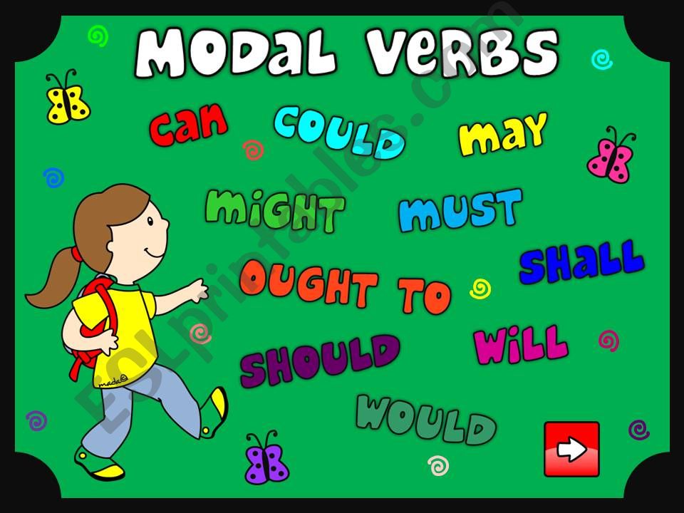 Modal verbs - grammar guide (1/4)
