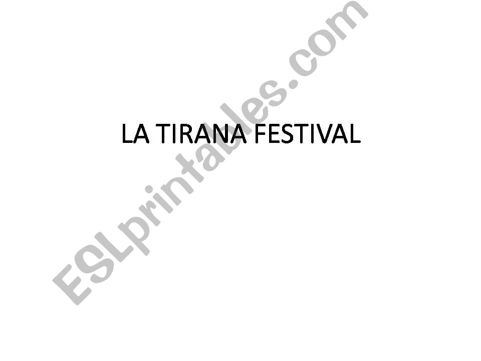 Chile, La Tirana  Festival powerpoint