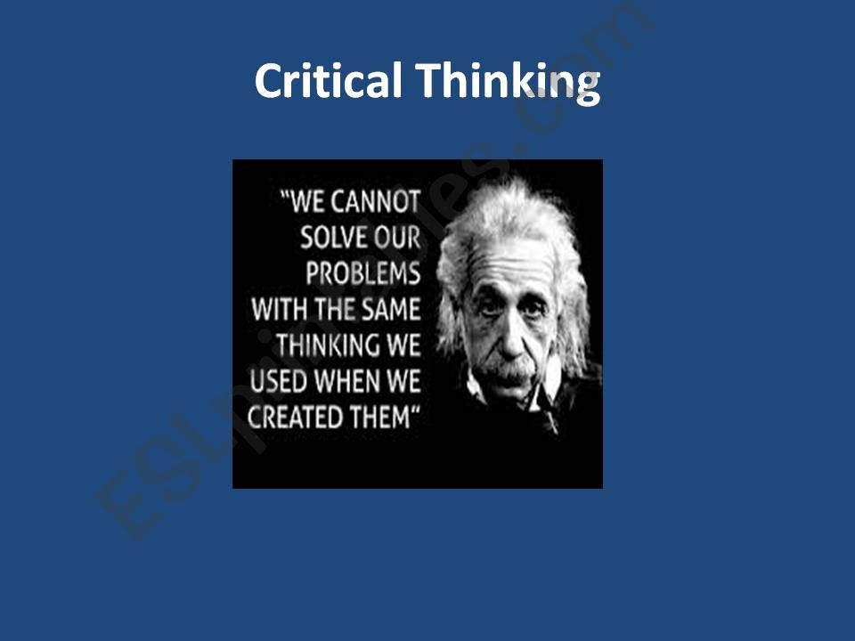 Critical Thinking powerpoint