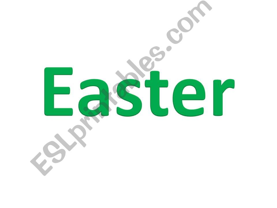 Easter presentation powerpoint