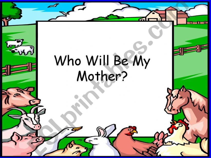 who will be my mother powerpoint