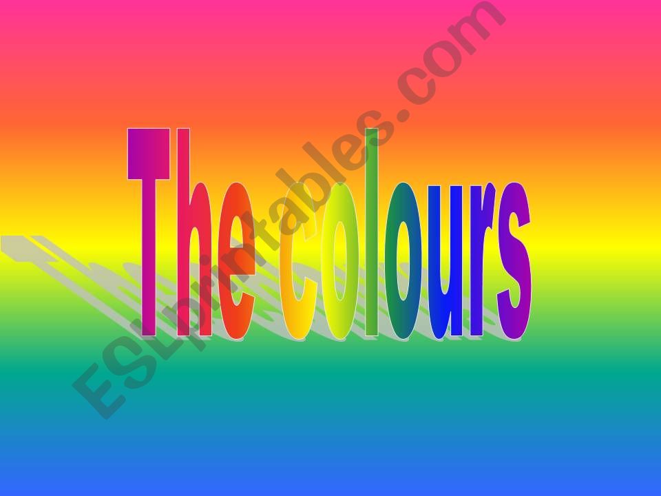 colours powerpoint