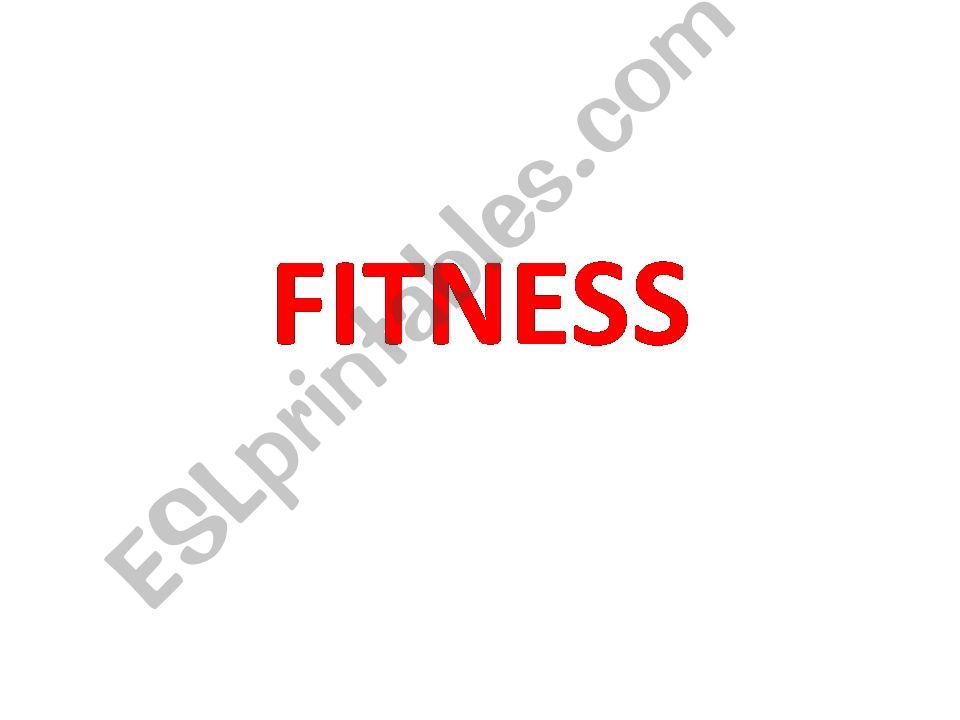 fitness powerpoint