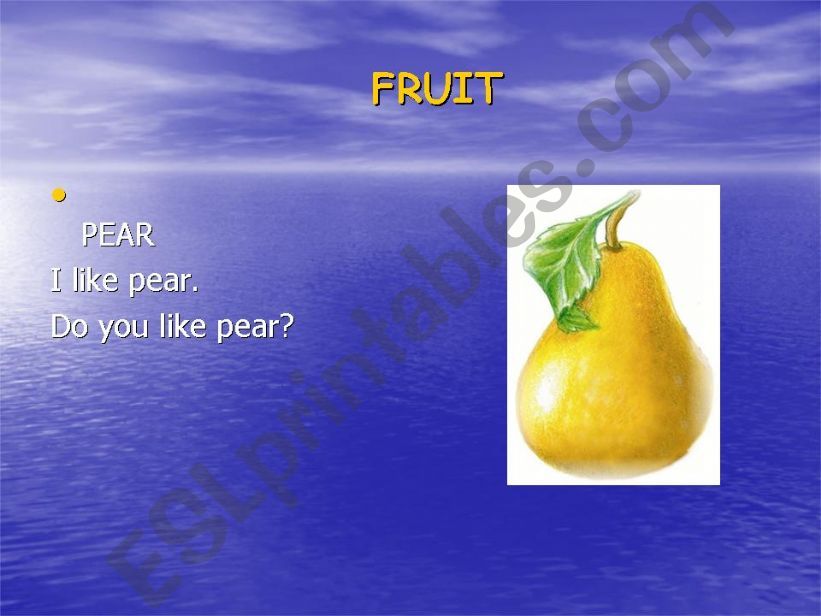 fruit powerpoint