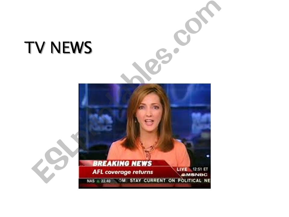 TV news powerpoint