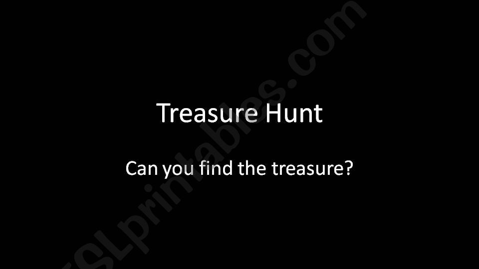 Treasure Hunt powerpoint