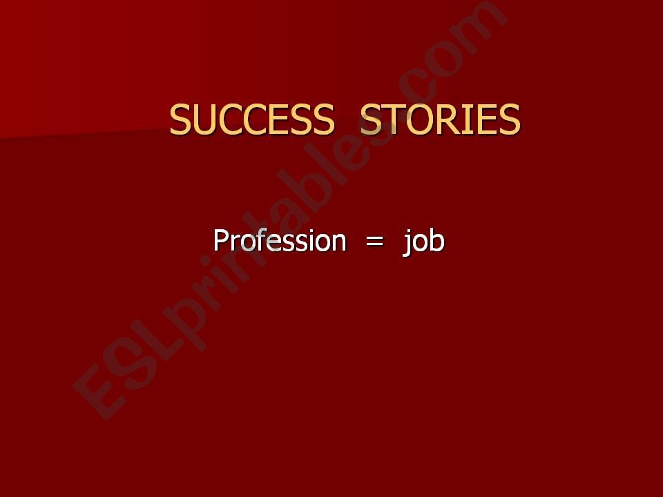 what is success powerpoint
