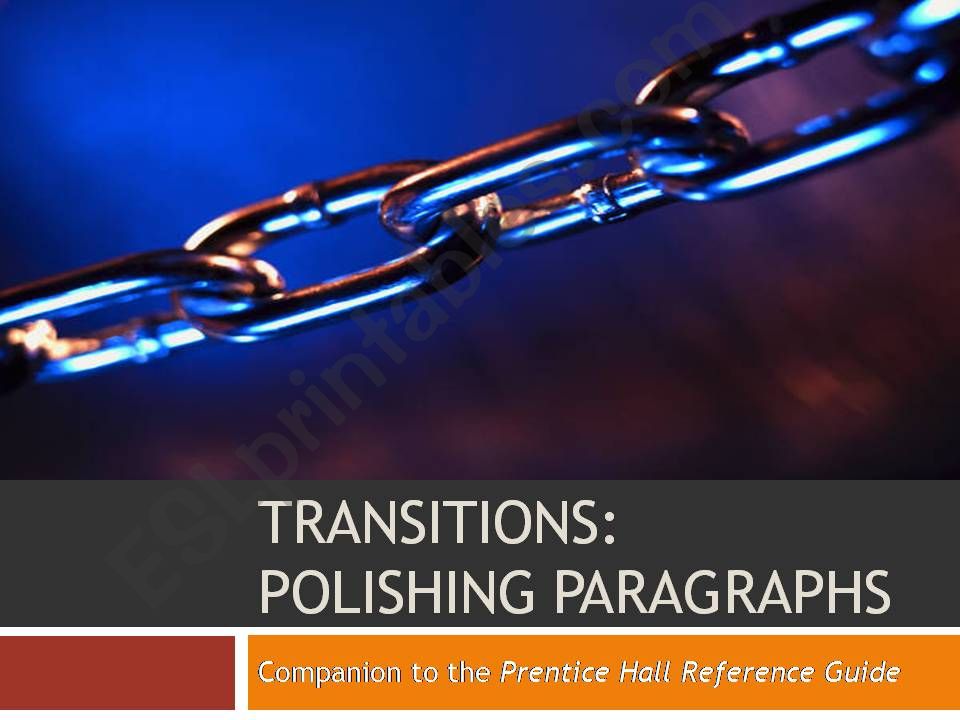 Transition Words powerpoint