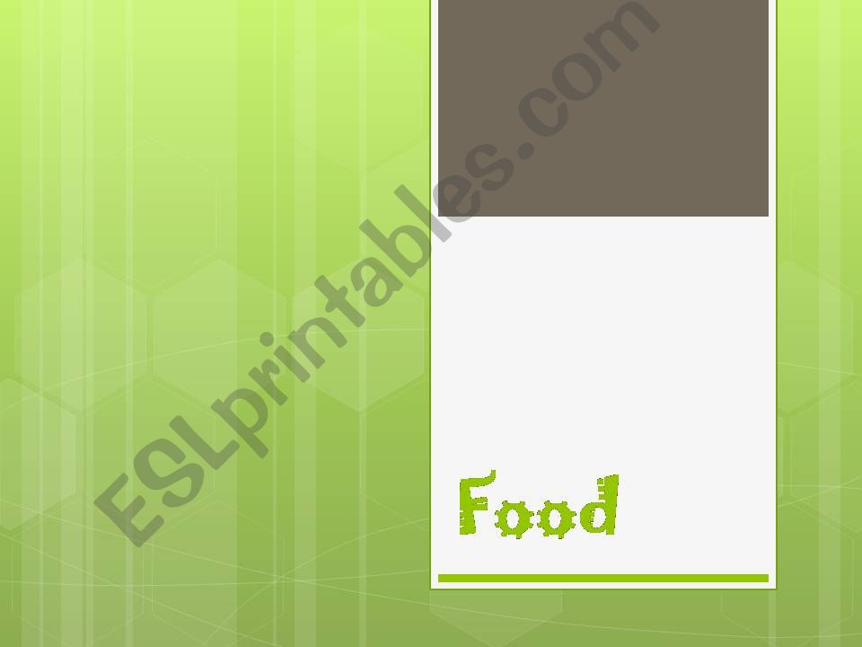 Fruit and vegetables powerpoint