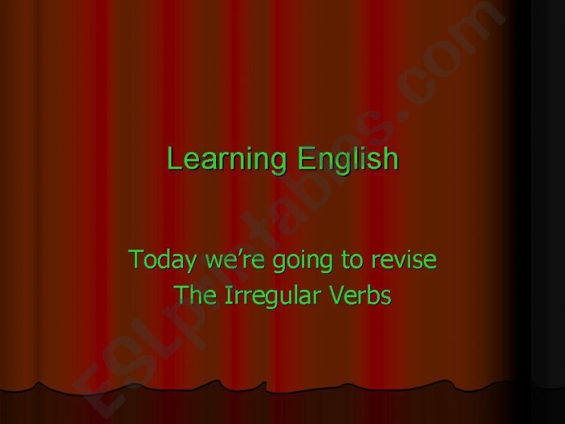 Learning English powerpoint