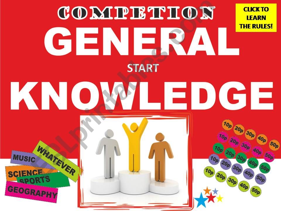GENERAL KNOWLEDGE PART 1 powerpoint