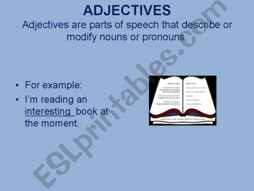 adjectives powerpoint