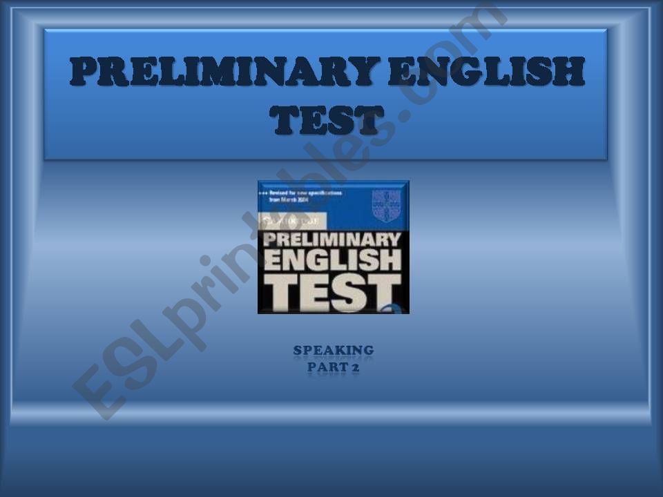 PRELIMINARY ENGISH TEST 2 powerpoint