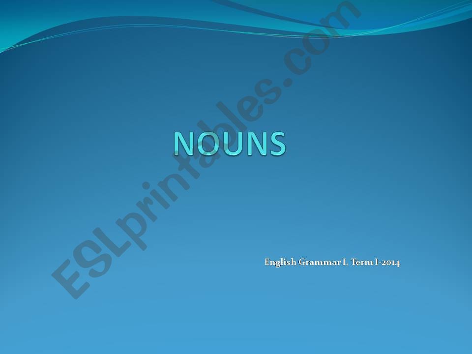 Nouns powerpoint