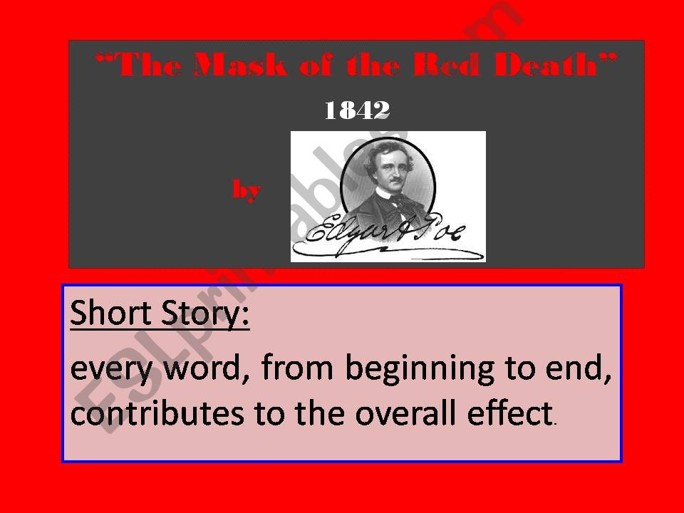 The Red Death powerpoint