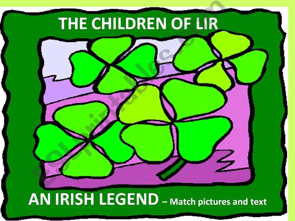 Children of Lir - match pictures and texts