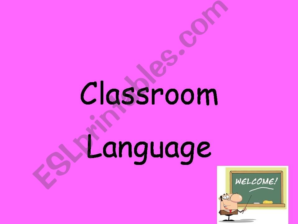 classroom language powerpoint