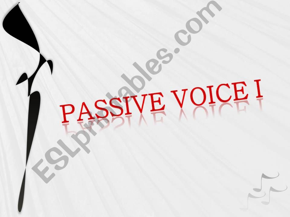 passive voice  powerpoint