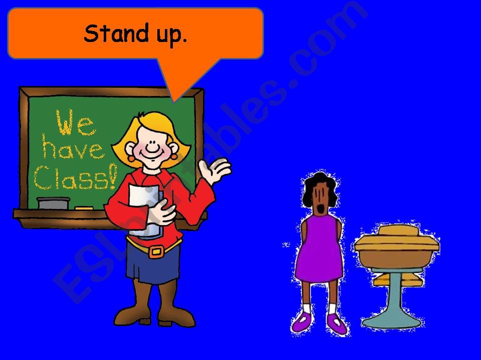 Classroom Instructions powerpoint