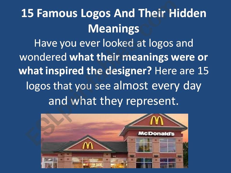15 Famous Logos and Their Hidden Meanings!