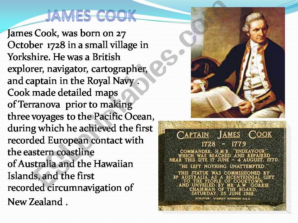 James Cook powerpoint