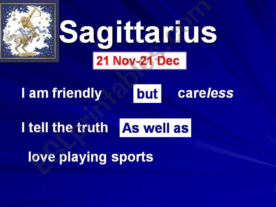 What are you like/Star signs Part 5/5 + Questions