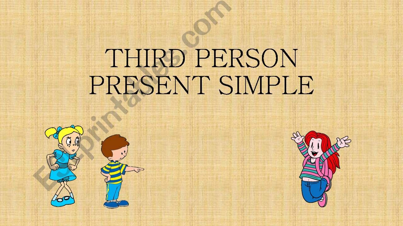 Third person  class powerpoint
