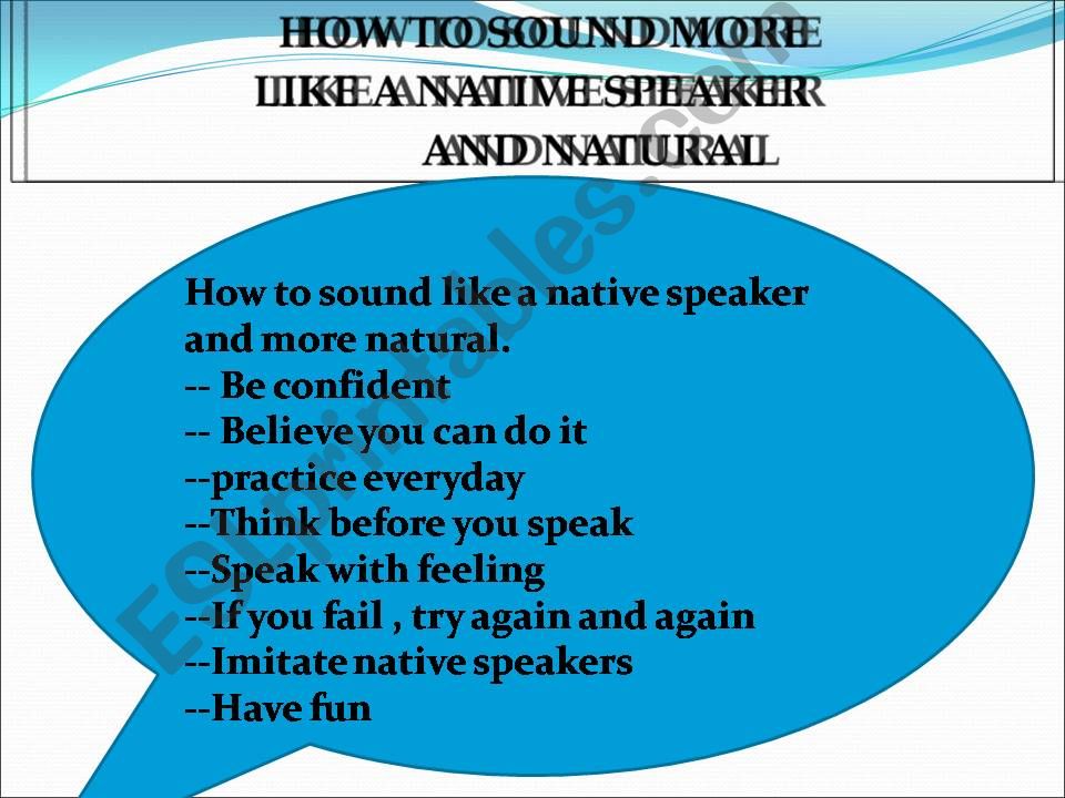 American Accent Practice powerpoint