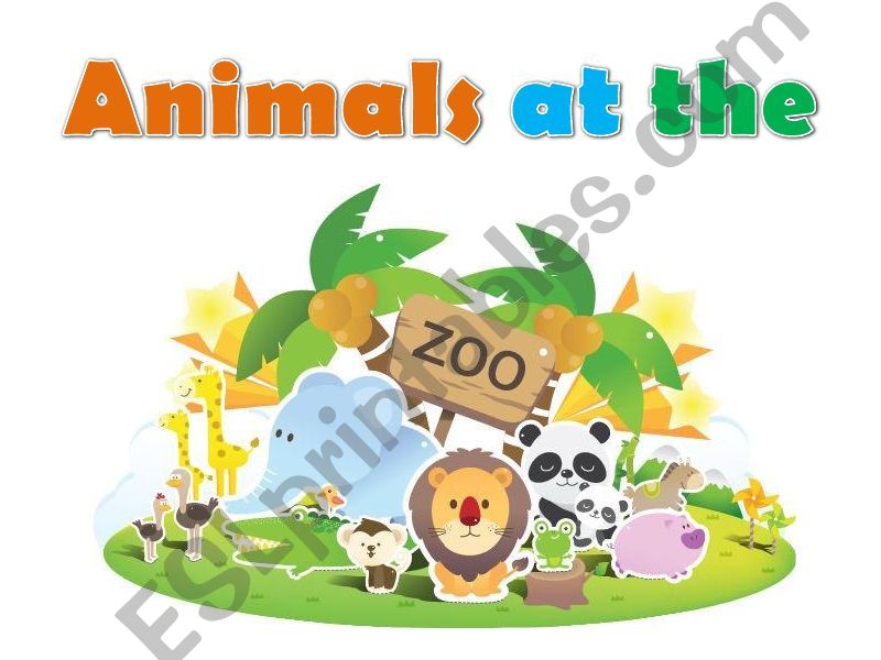 Animals at the zoo powerpoint