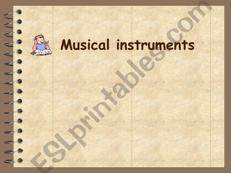 Musical instruments powerpoint