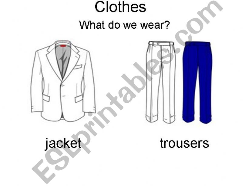 Clothes powerpoint