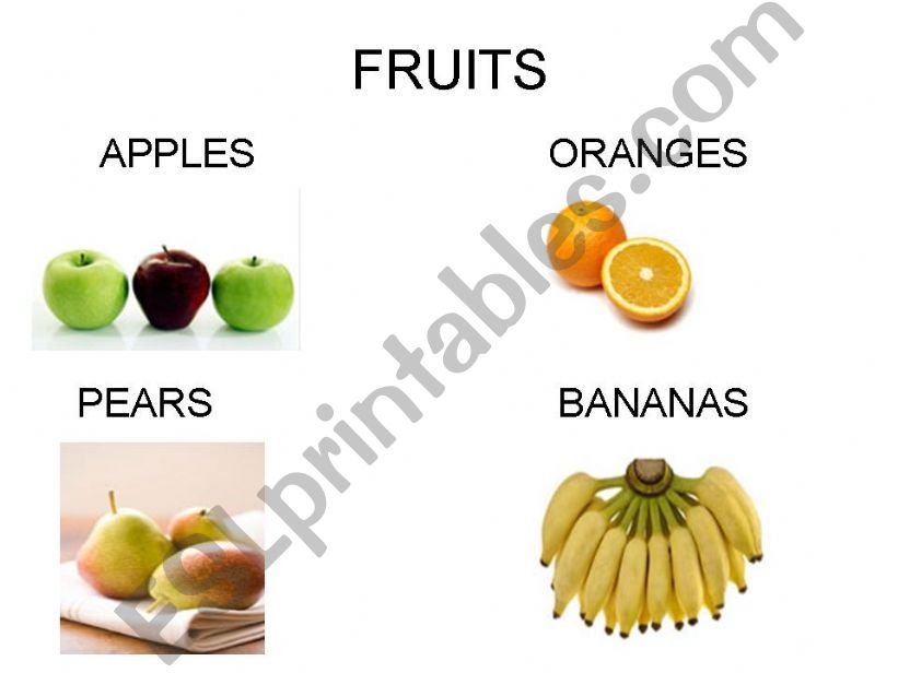 Fruit powerpoint