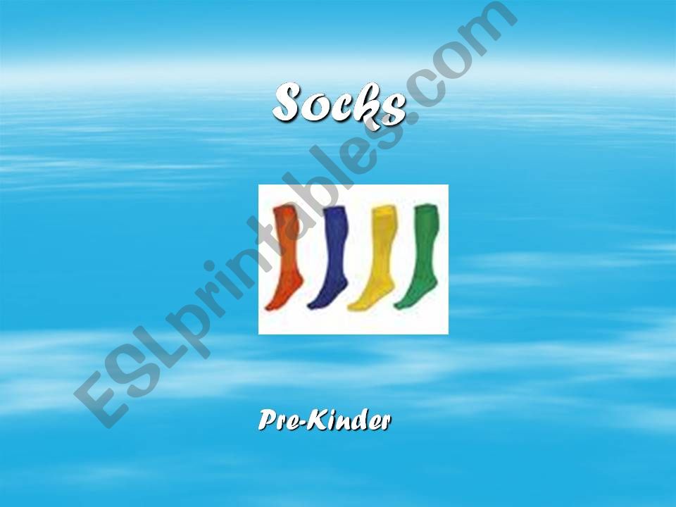 Socks song powerpoint