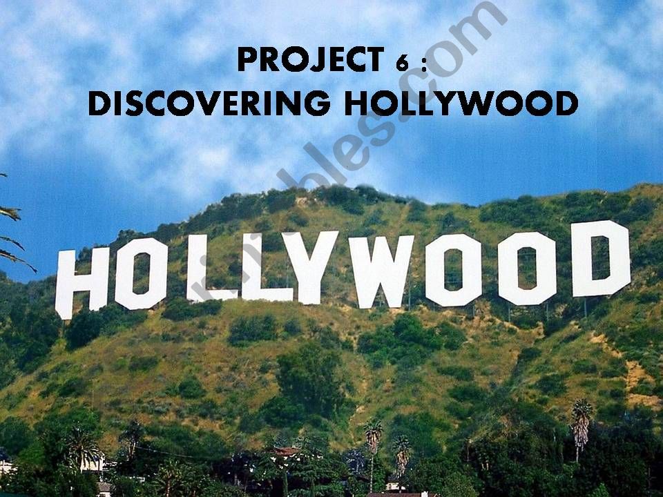 discovering hollywood powerpoint