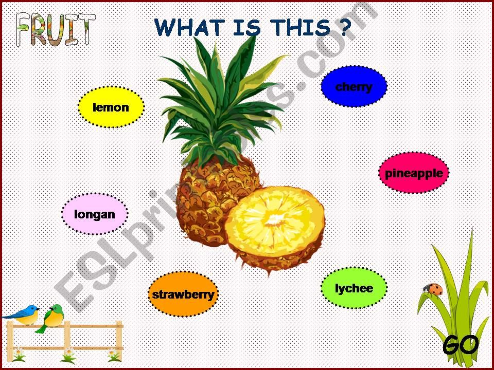FRUIT GAME 4 powerpoint