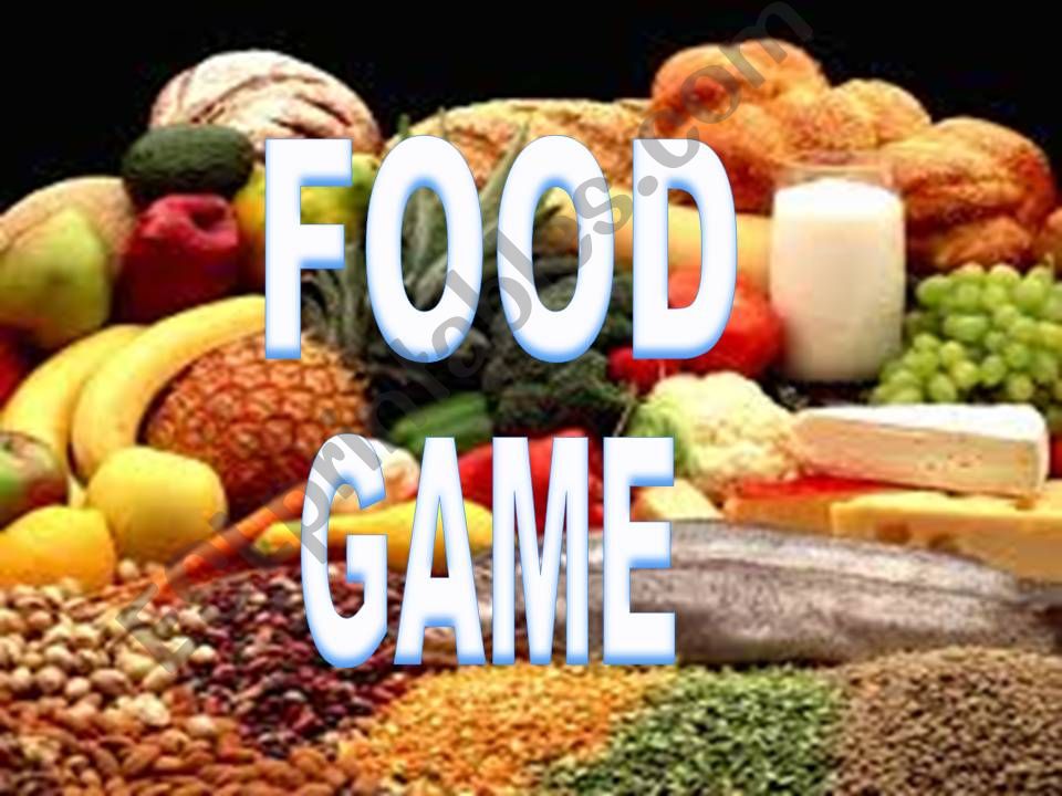 Food game. (listening) powerpoint