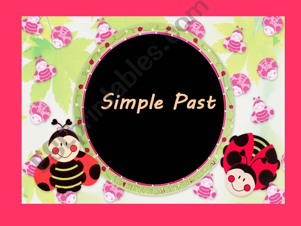 Past simple game  - irregular verbs