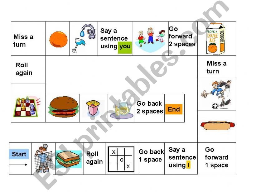 English first words powerpoint