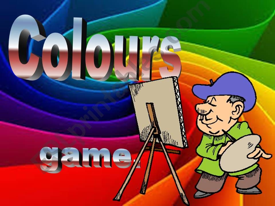 colours game (listening) powerpoint